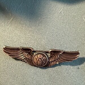US AAF Crew Wings Pin